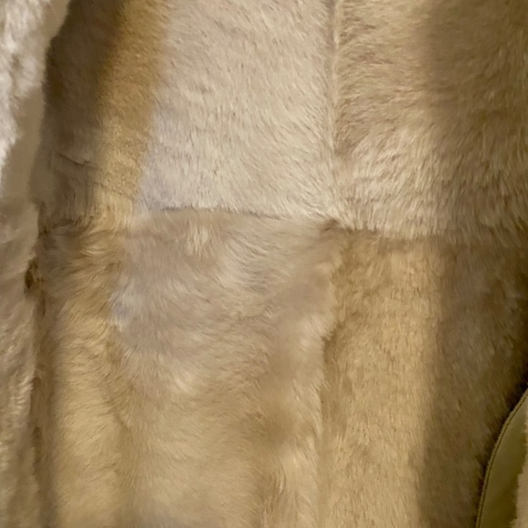 Genuine Shearling Reversible Coat - Picture 5 of 9
